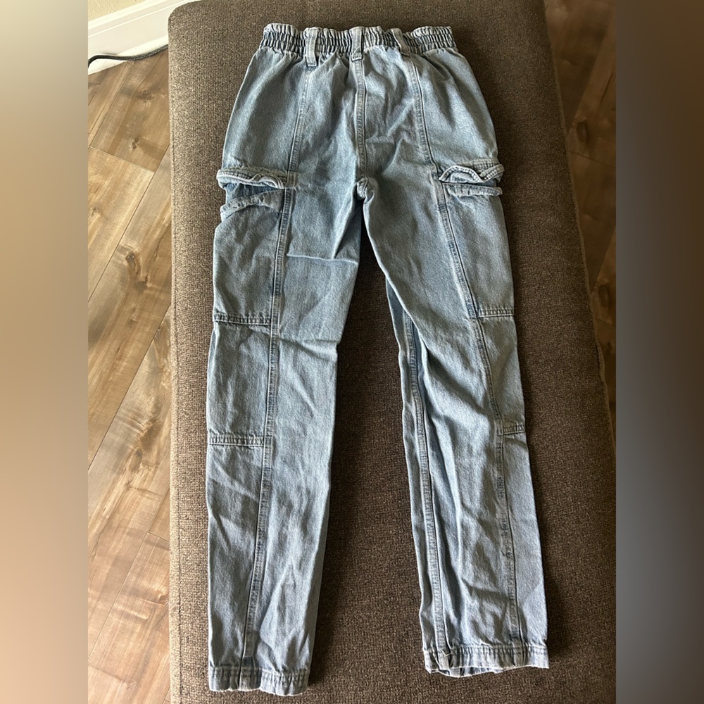 RSQ Light Blue Cargo Jogger Pants